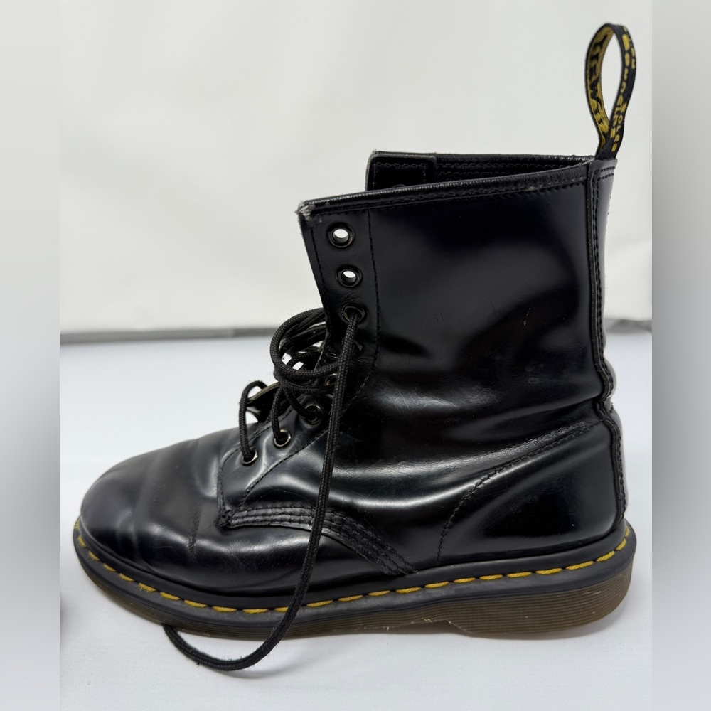 Dr. Martens 1460 Black Smooth Leather 8-Eye Boots – Women’s 7 / UK 5 / EU 38 - Picture 10 of 16
